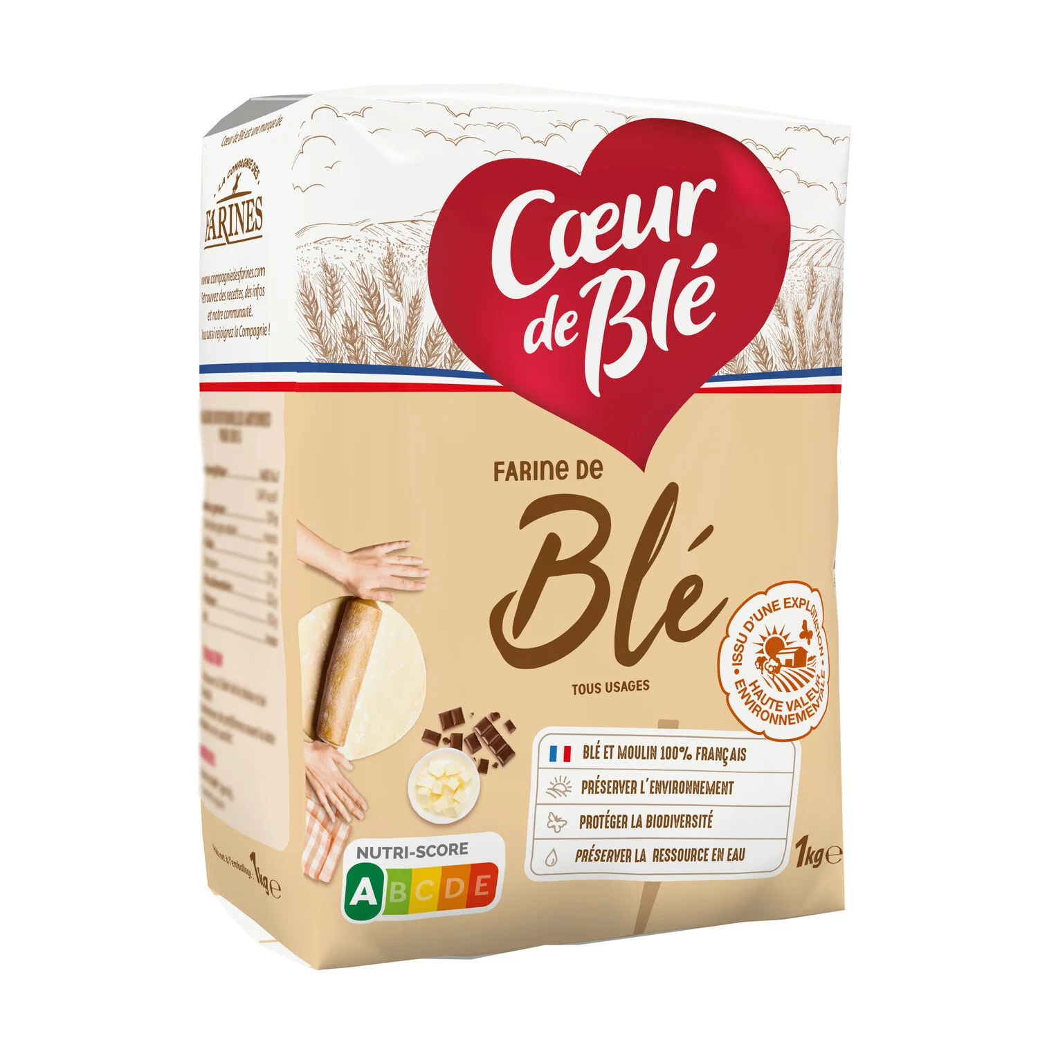 Farine De Blé 1kg - Coeur De Ble
