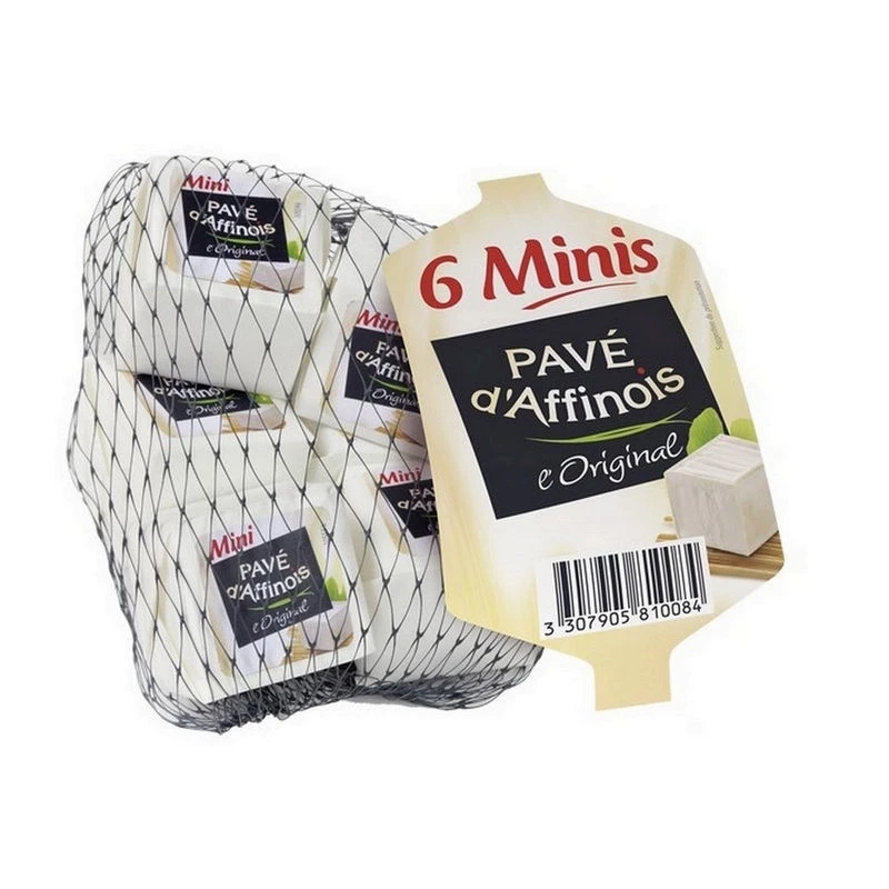 Käse Mini Pave D'Affinois Original X6 180g - PAVE D'AFFINOIS