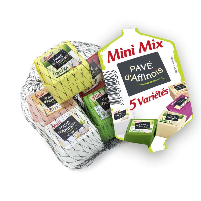 Cheese Fillets mini mix x5 130g - PAVE D'AFFINOIS