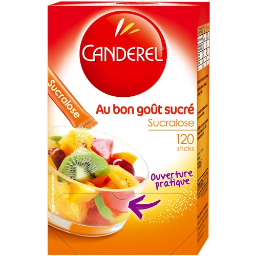 Chất tạo ngọt dạng bột Sucralose 120 que - CANDEREL