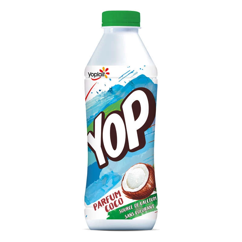 Drinkable yogurt YOP coconut flavor - YOPLAIT