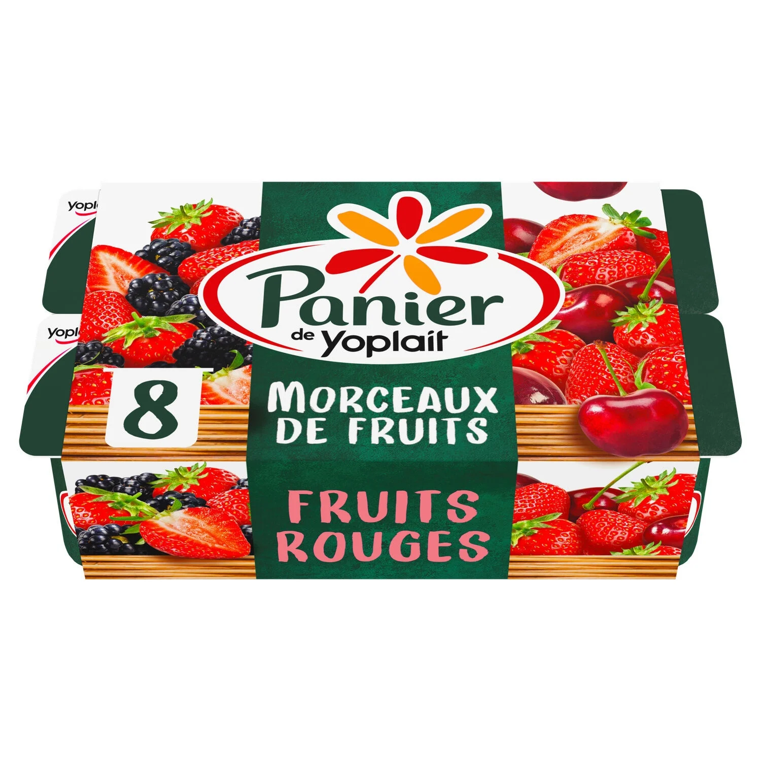 125gx8 Panier Fruits Rouges