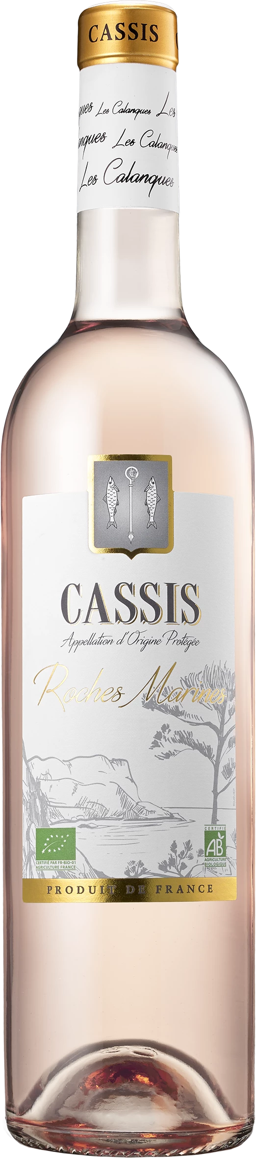 Vin Rosé Bio Roches Marines 12,5% 75cl - CASSIS