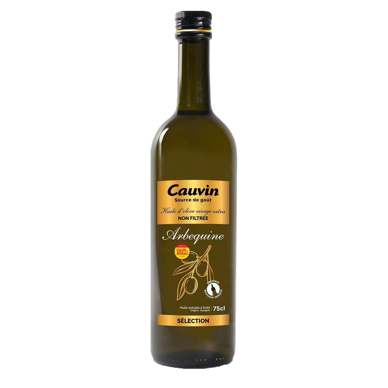 Virgin olive oil selection arbequine unfiltered - CAUVIN