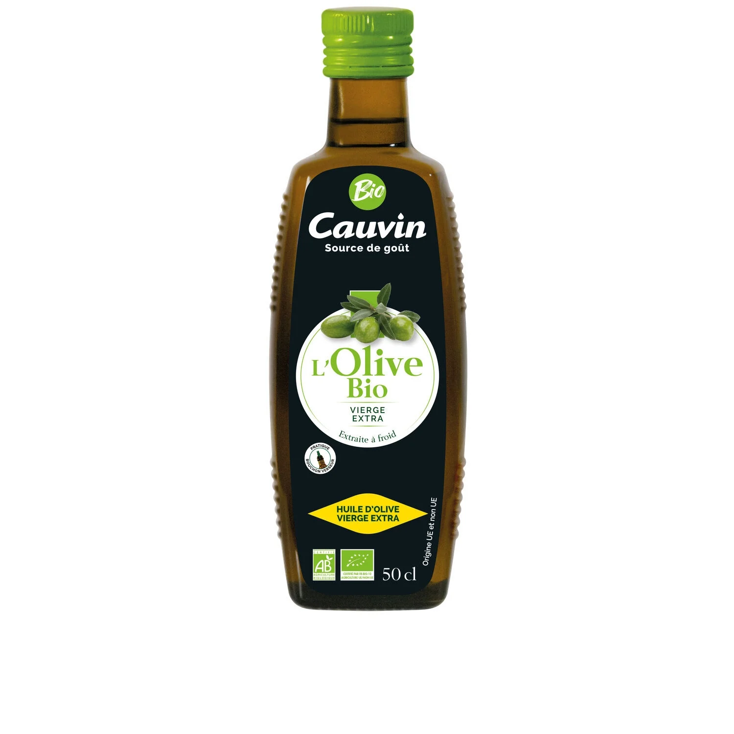 Huile D'olive Vierge Extra Bio 50cl - Cauvin
