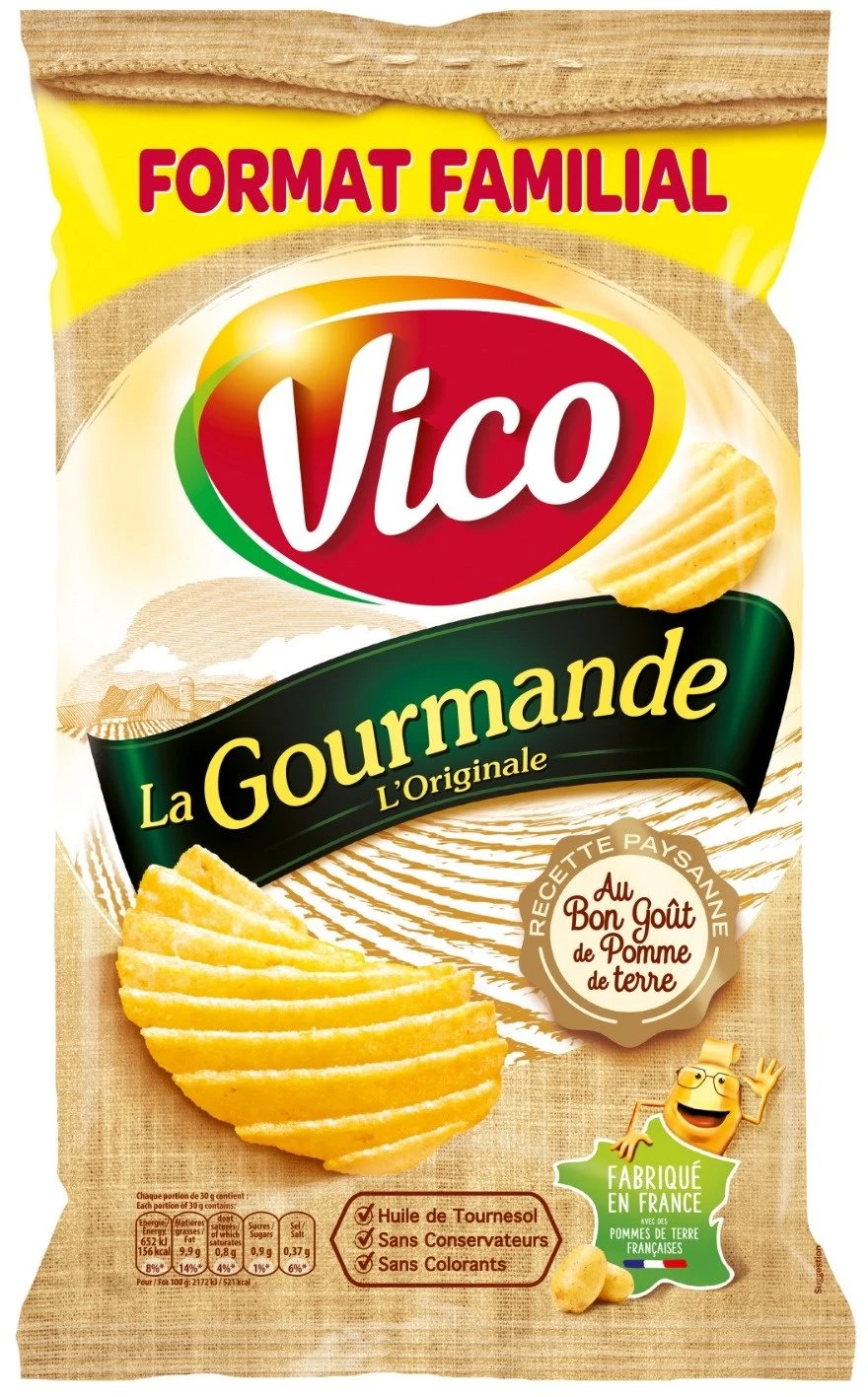 Chips La Gourmande L'Origina le, 200g - VICO