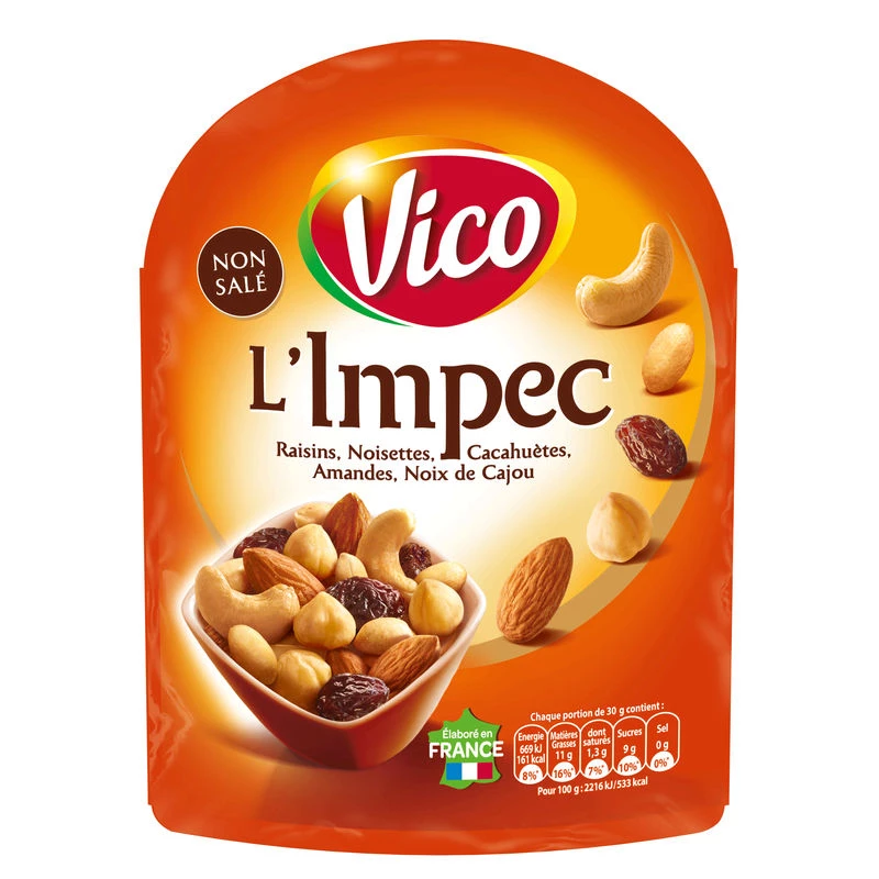 Mix of Raisins and Nuts, 100g - VICO
