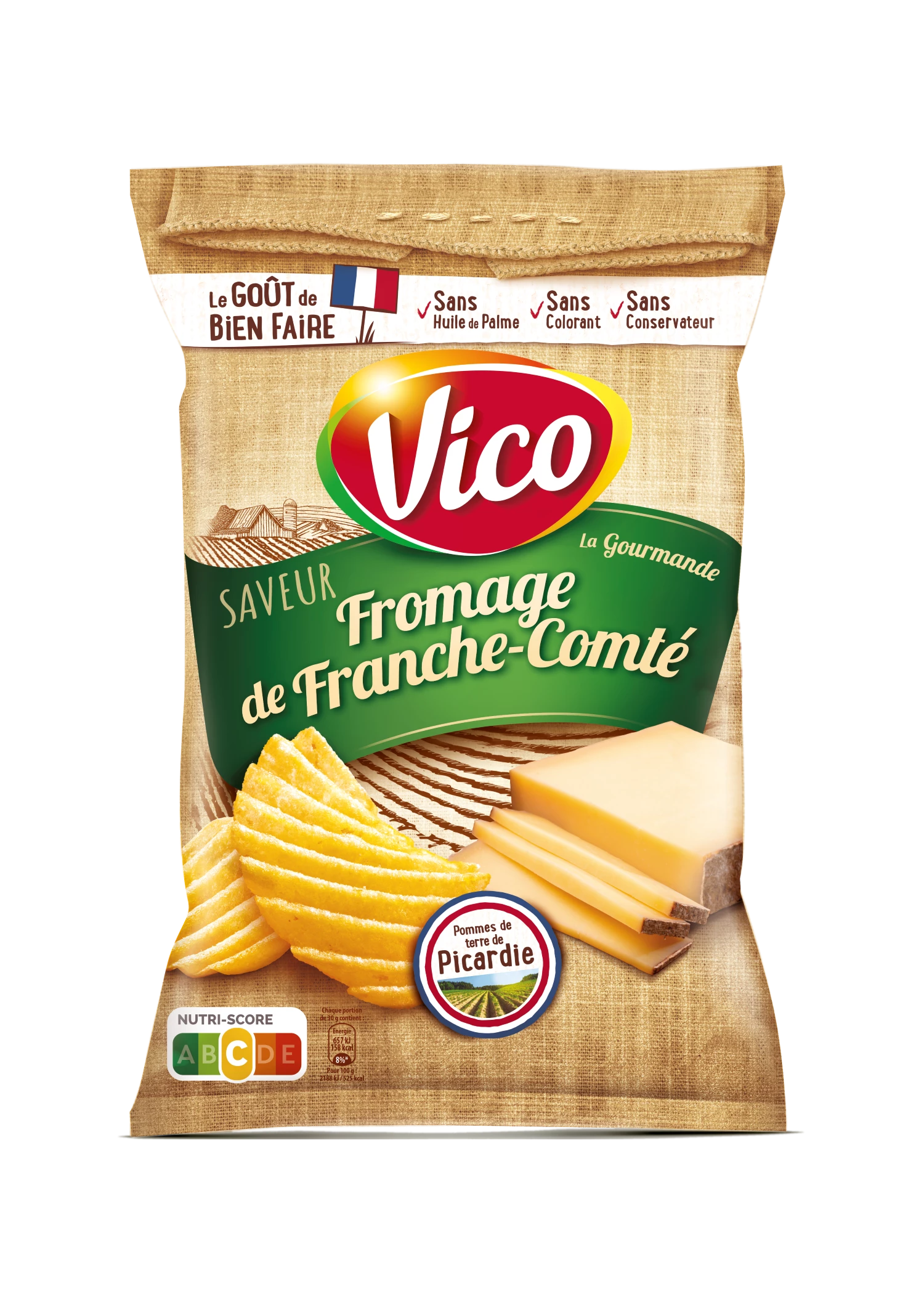 Chip's Gourmandise Fromage, 120g - VICO