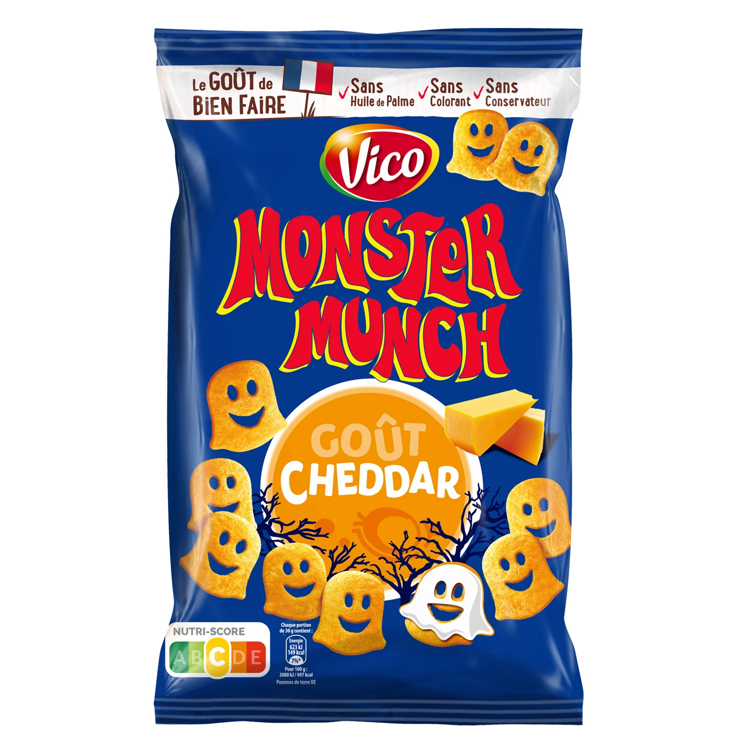 Bánh quy Cheddar muối MONSTER MUNCH CRAZY, 85g - VICO