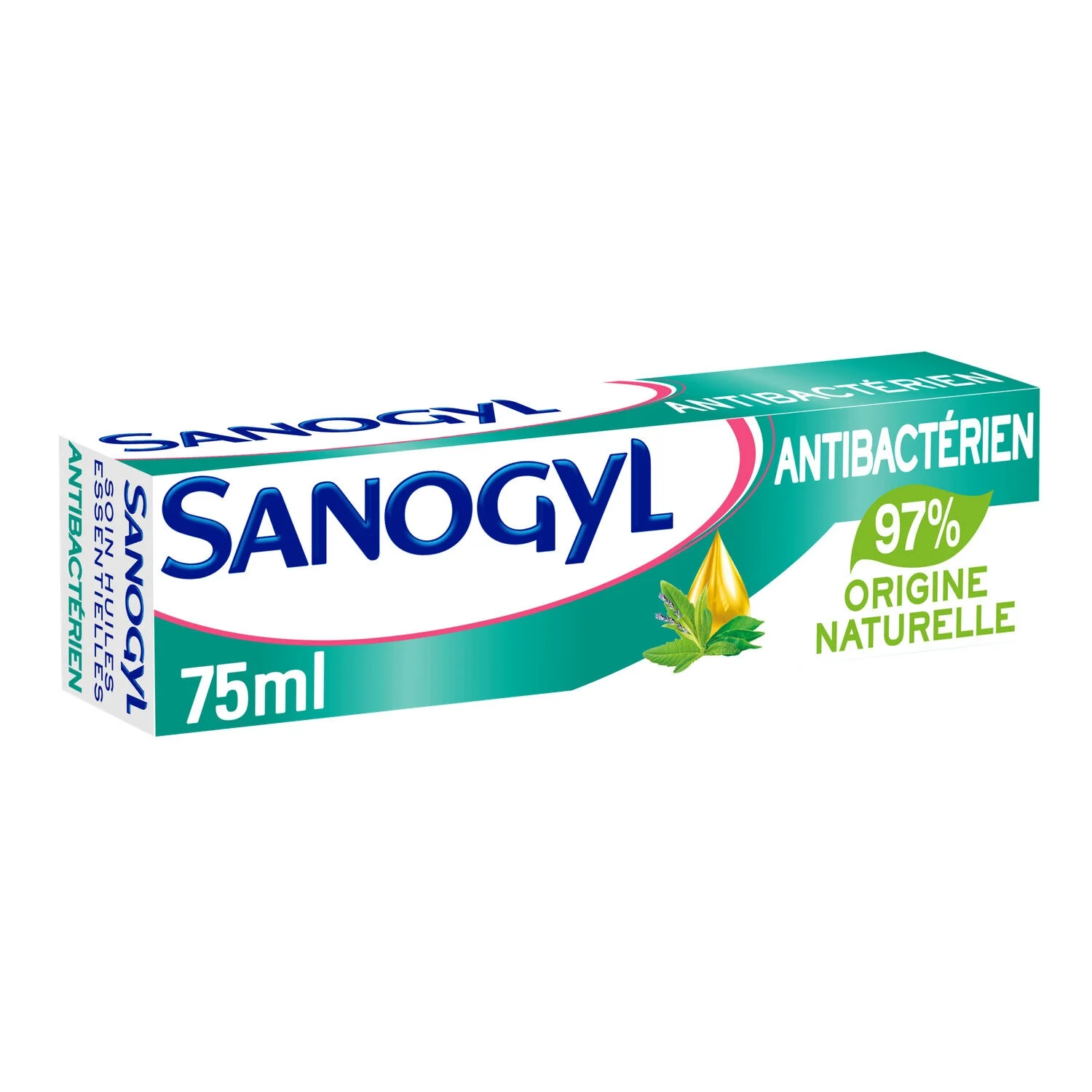 Dentifrice Antibactérien 75ml -sanogyl