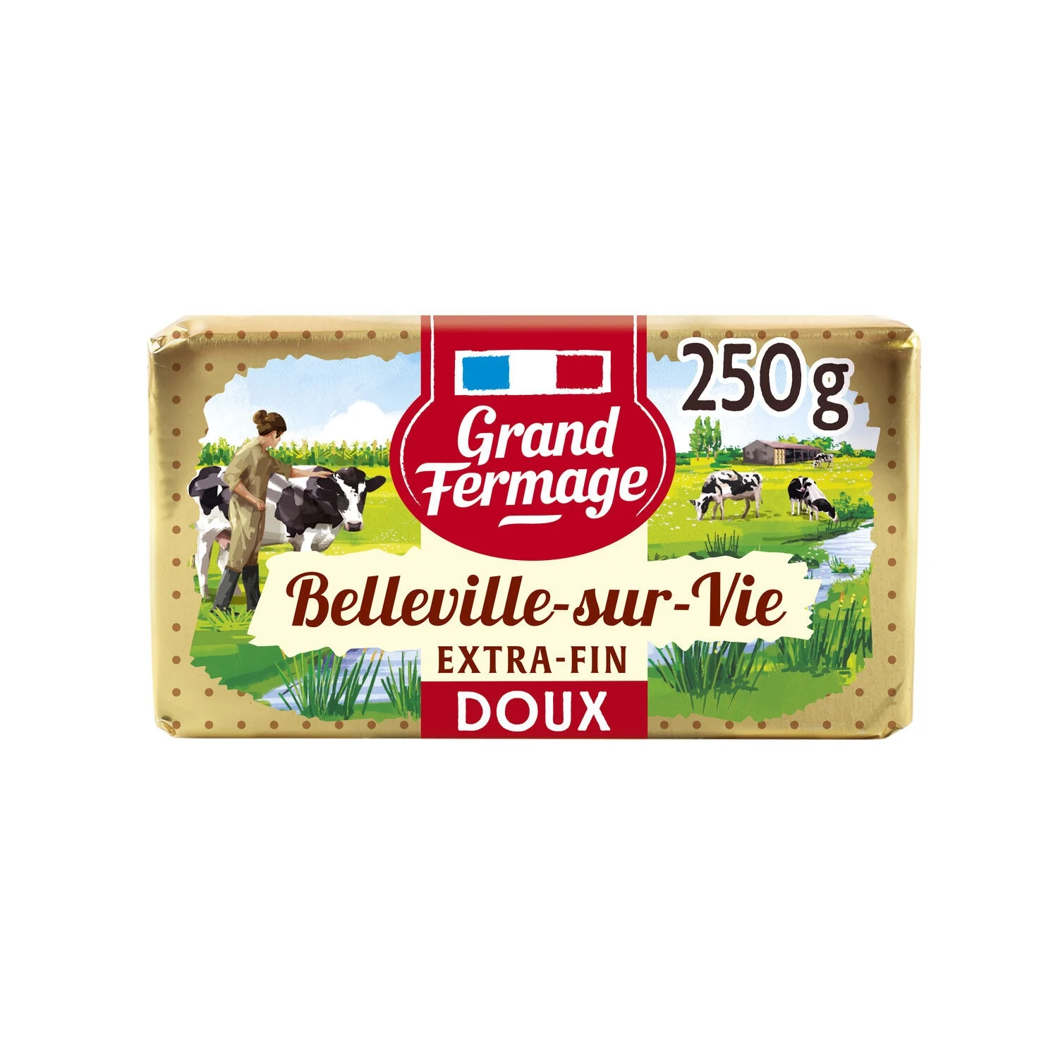 Beurre Doux Extra-fin De Belleville-sur-vie 250g - Grand Fermage