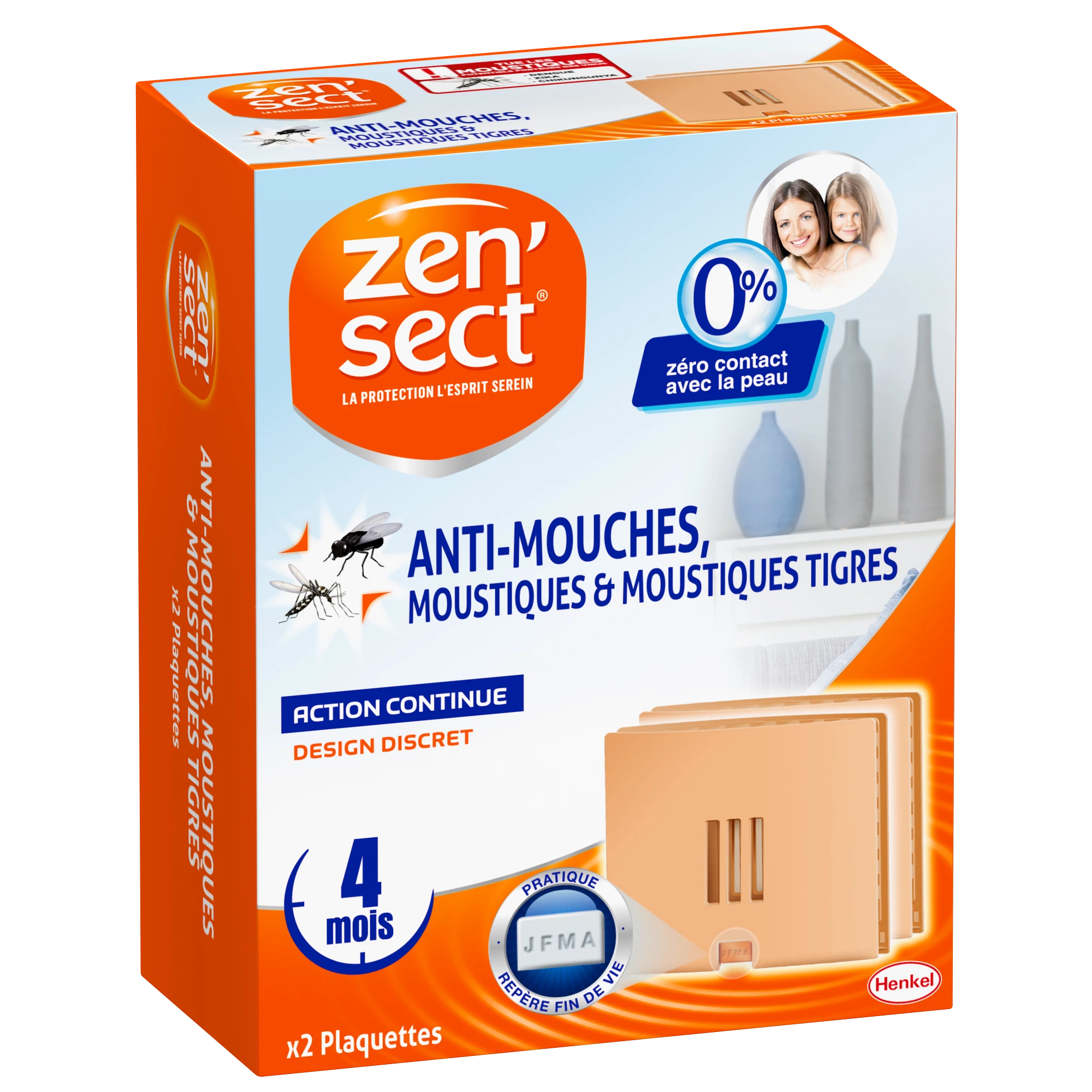 Fly and mosquito repellent pads - ZEN'SECT