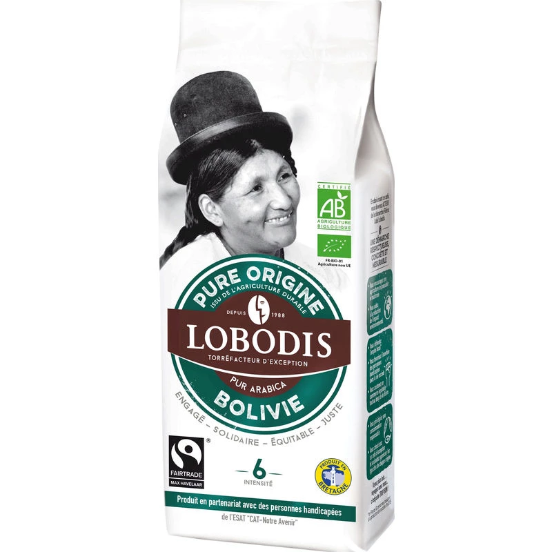 Cà phê Bolivia hữu cơ 250g - LOBODIS