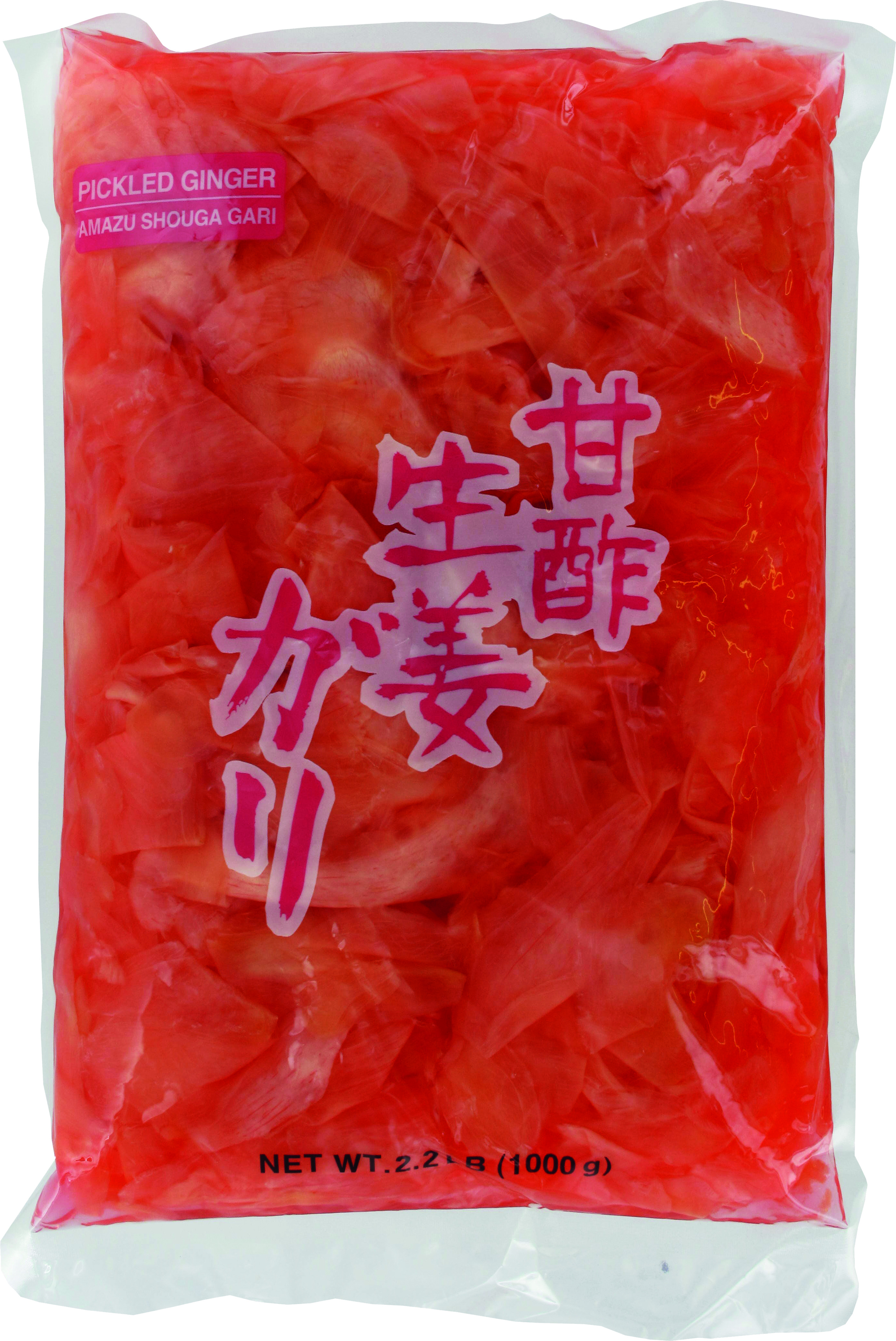 Red Ginger Sliced ​​10 X 1.5 Kg - Lv Zheng Food