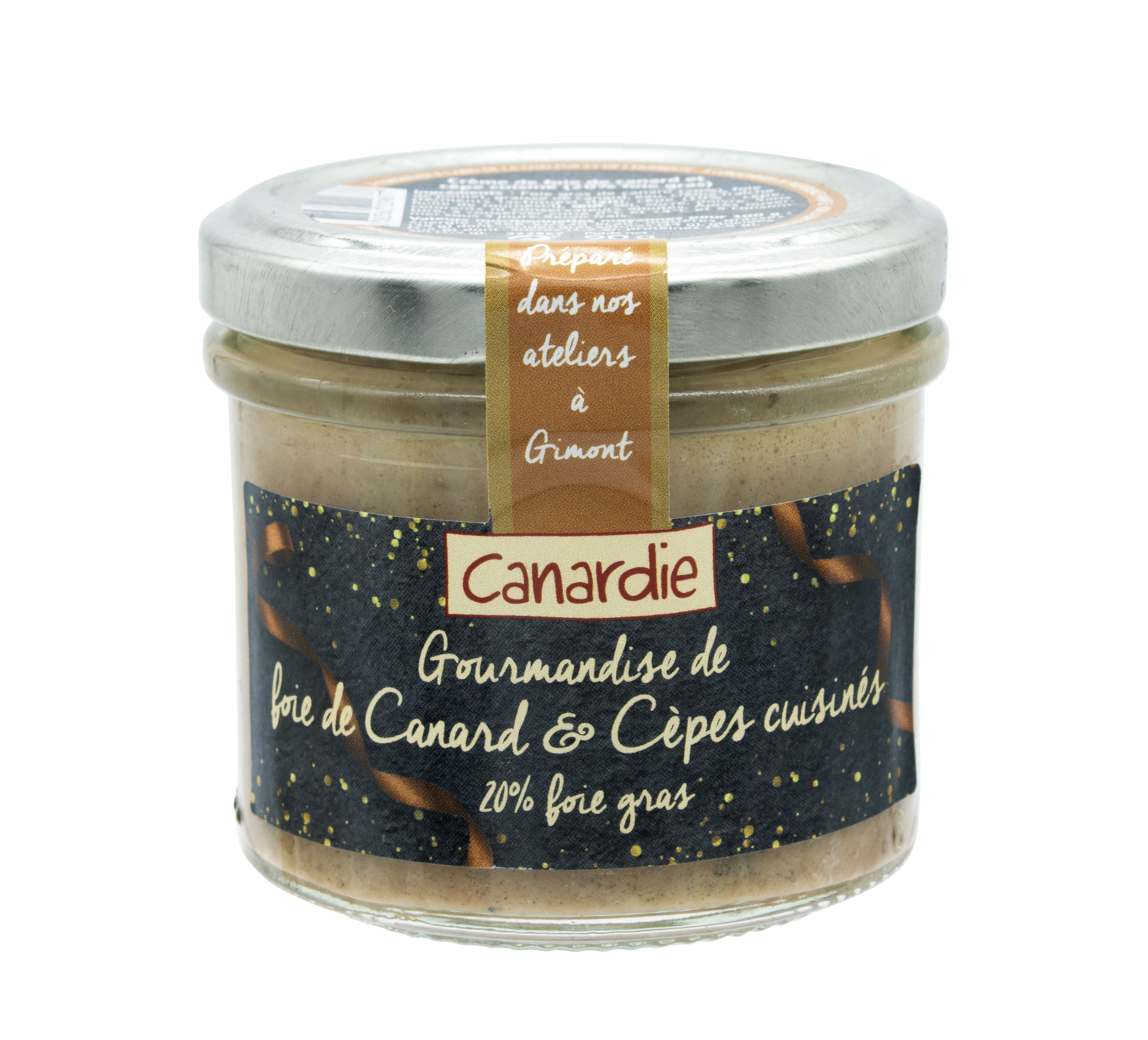 Gourmand de Foie de Canard et de Cèpe, 90g - CANARDIE