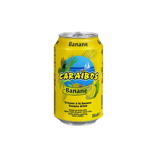 Caraïbos Banane 33cl Fr X24 Fat - CARAIBOS