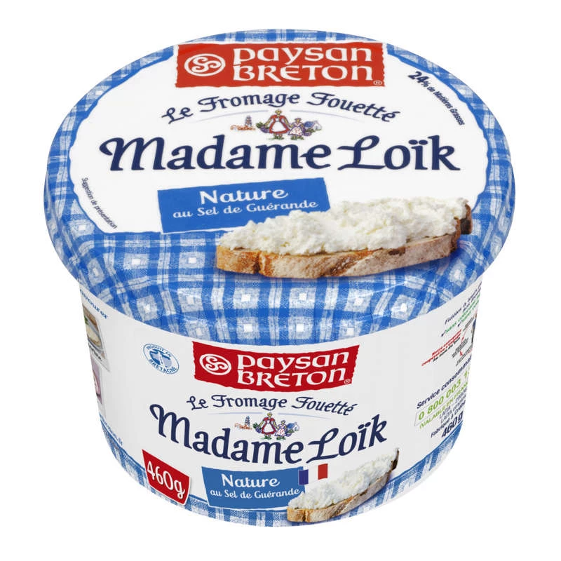 Madame loik natural whipped cheese Sel Guerande - PAYSAN BRETON