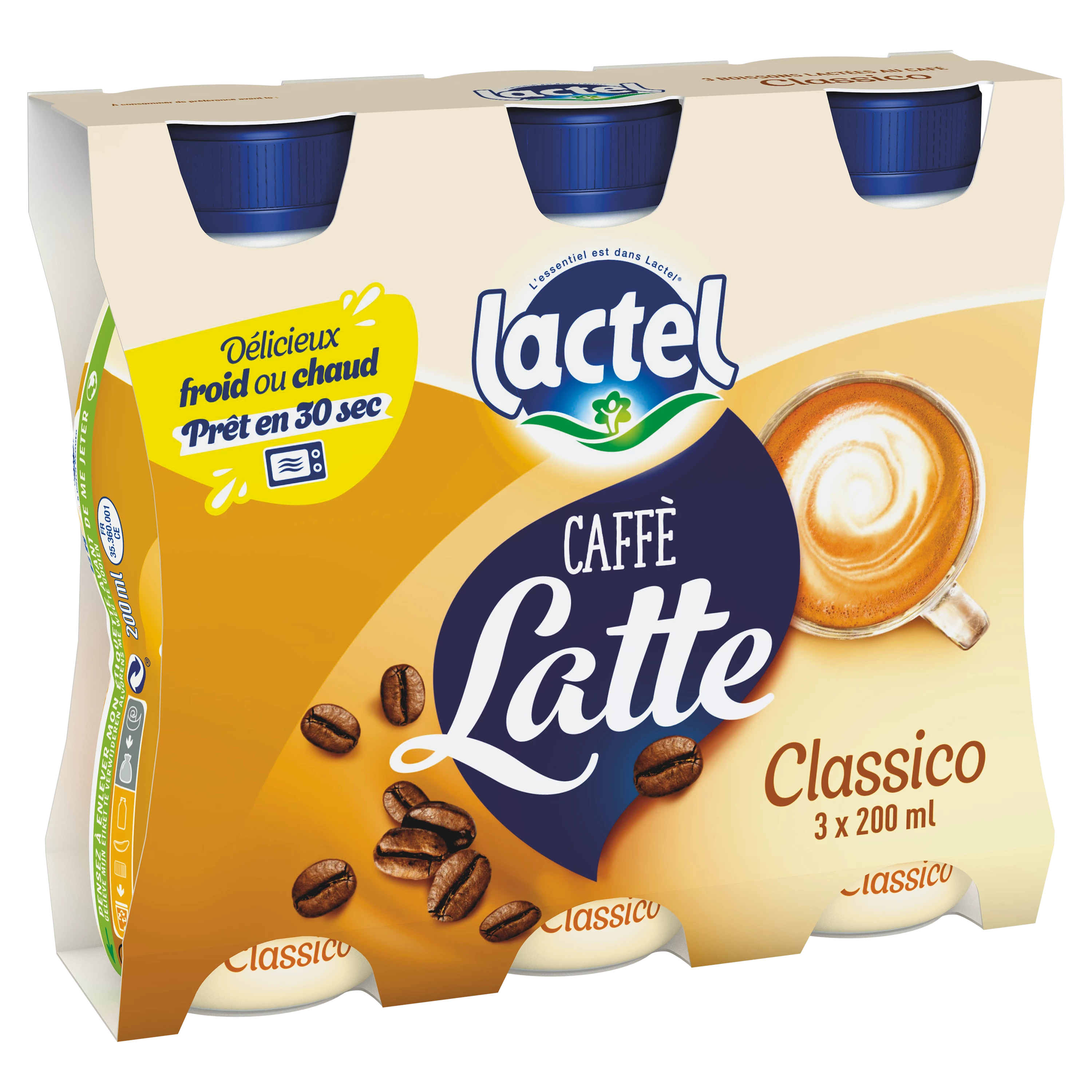 Lactel Café Latte Klassiek3x200