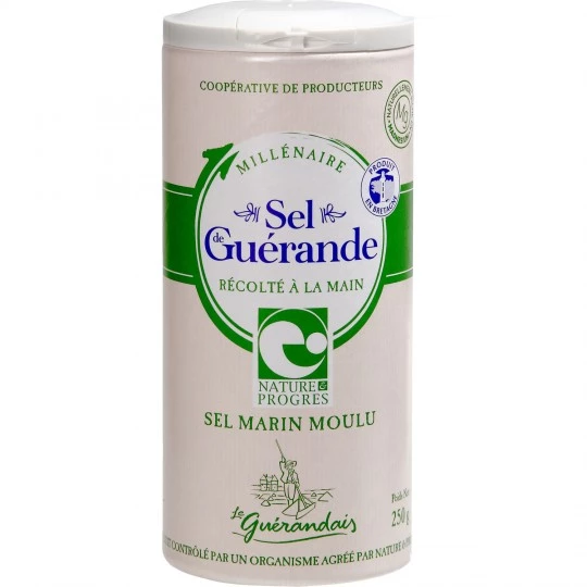 Sal Moído Guérande 100% Natural, 250g -  LE GUÉRANDAIS