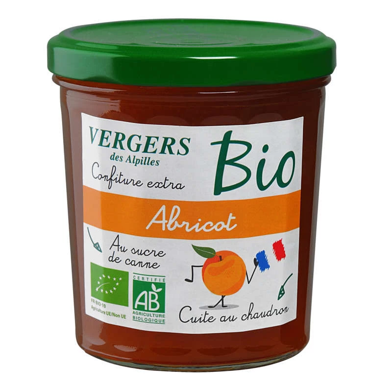 Органический абрикосовый джем 370г - VERGERS DES ALPILLES