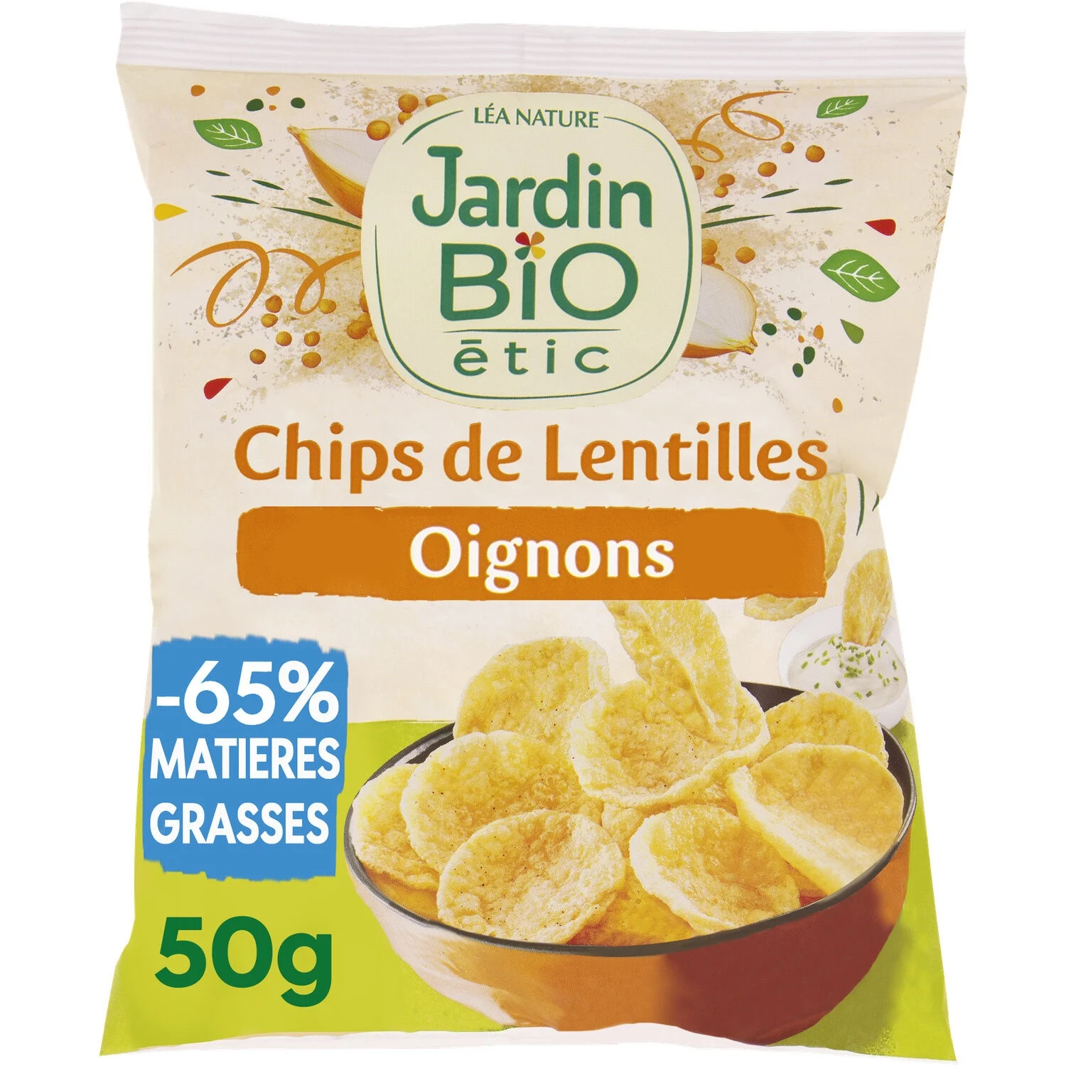 50g Chips Lenti Oignon Ssg Jb