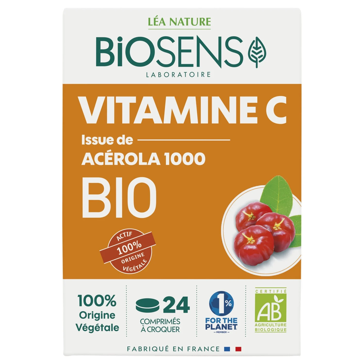 Comprimes Vitam C Bio 500 64g