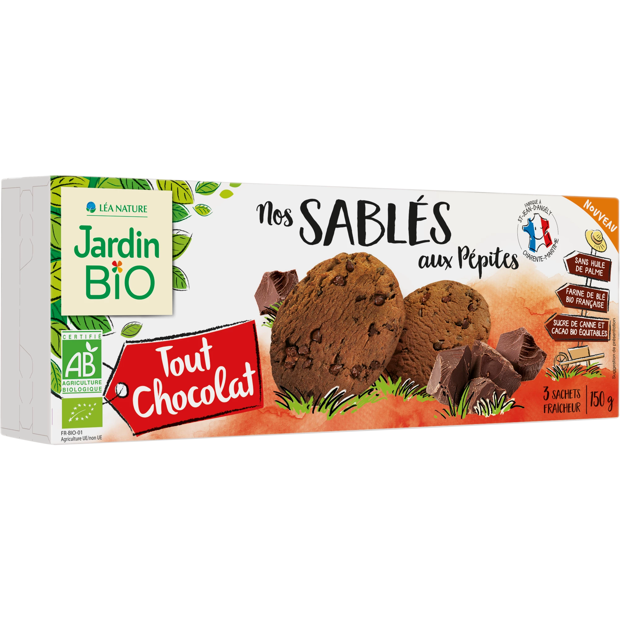 Jb Sables Choco Bio 150g