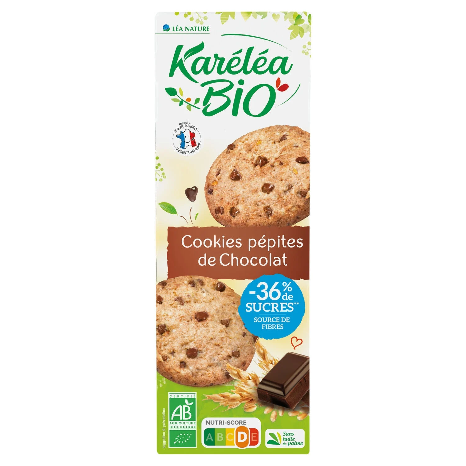 Biscuits Cookies Pépites De Chocolat Bio 175g - Karelea