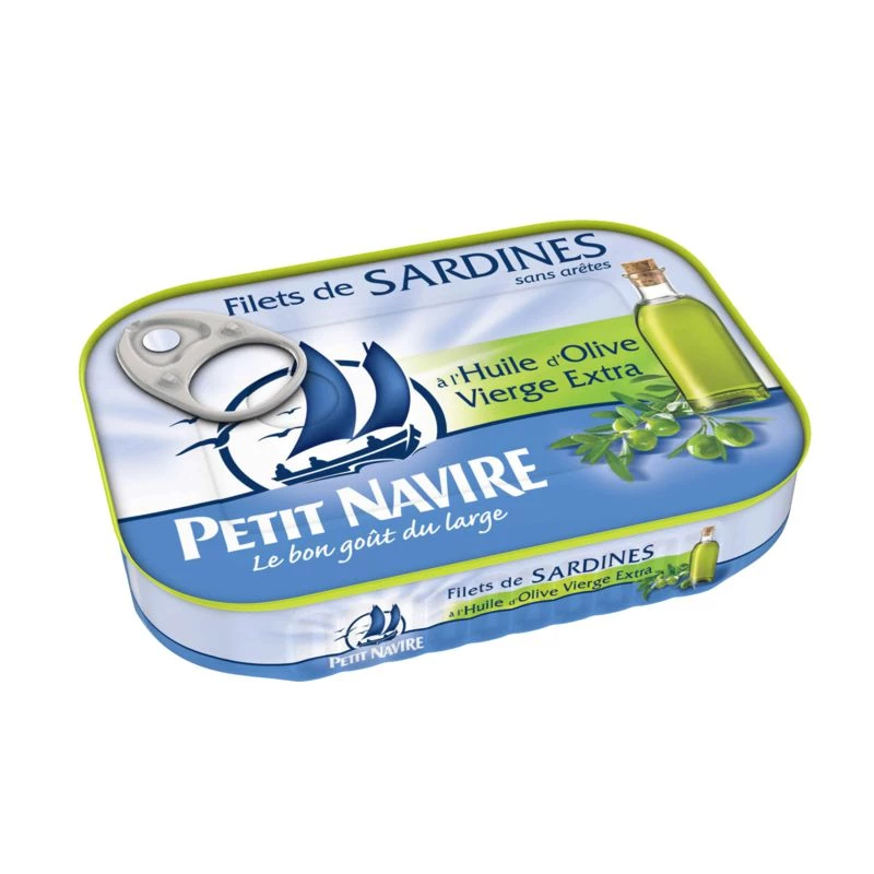 Petit Navire Filet de sardines à l'huile d'olive 95g