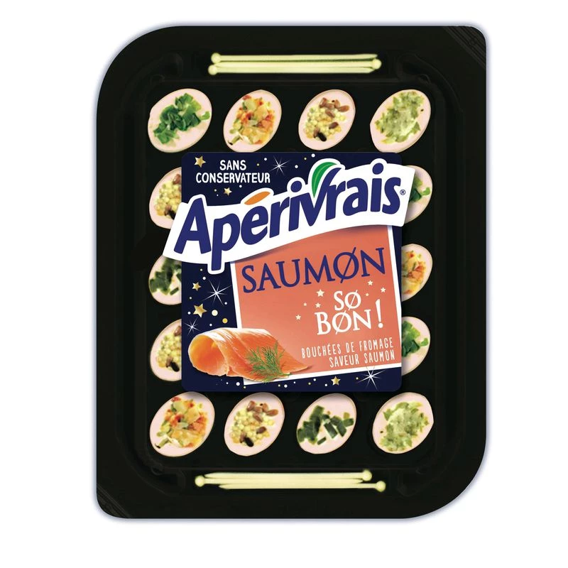 Queijo Picado Sabor Salmão 100g - APERIVRAIS