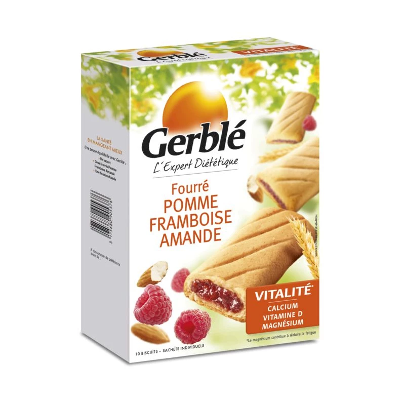 Apple/raspberry/almond biscuit 200g - GERBLE