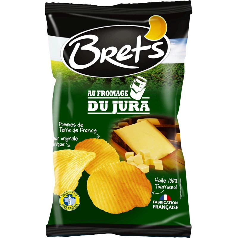 Batatas fritas de queijo Jura, 125g - BRET'S
