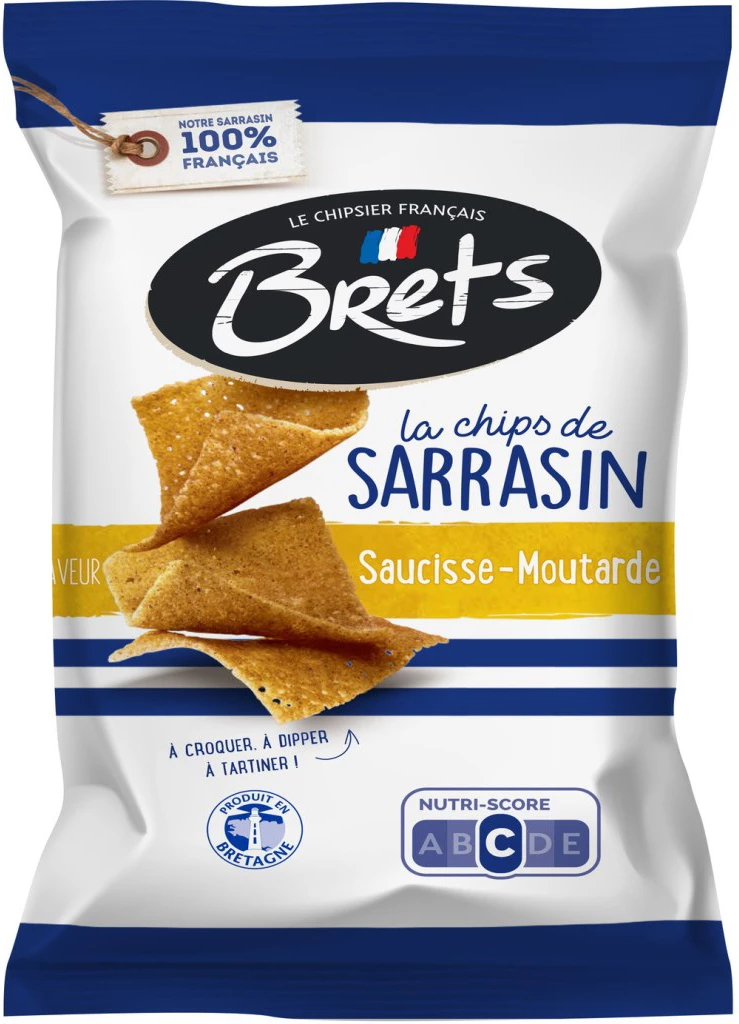 Chips Saucisse Moutarde, 120g - BRET'S