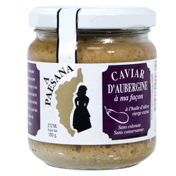 Caviar d'Aubergine à ma Façon, 180g  - A PAESANA