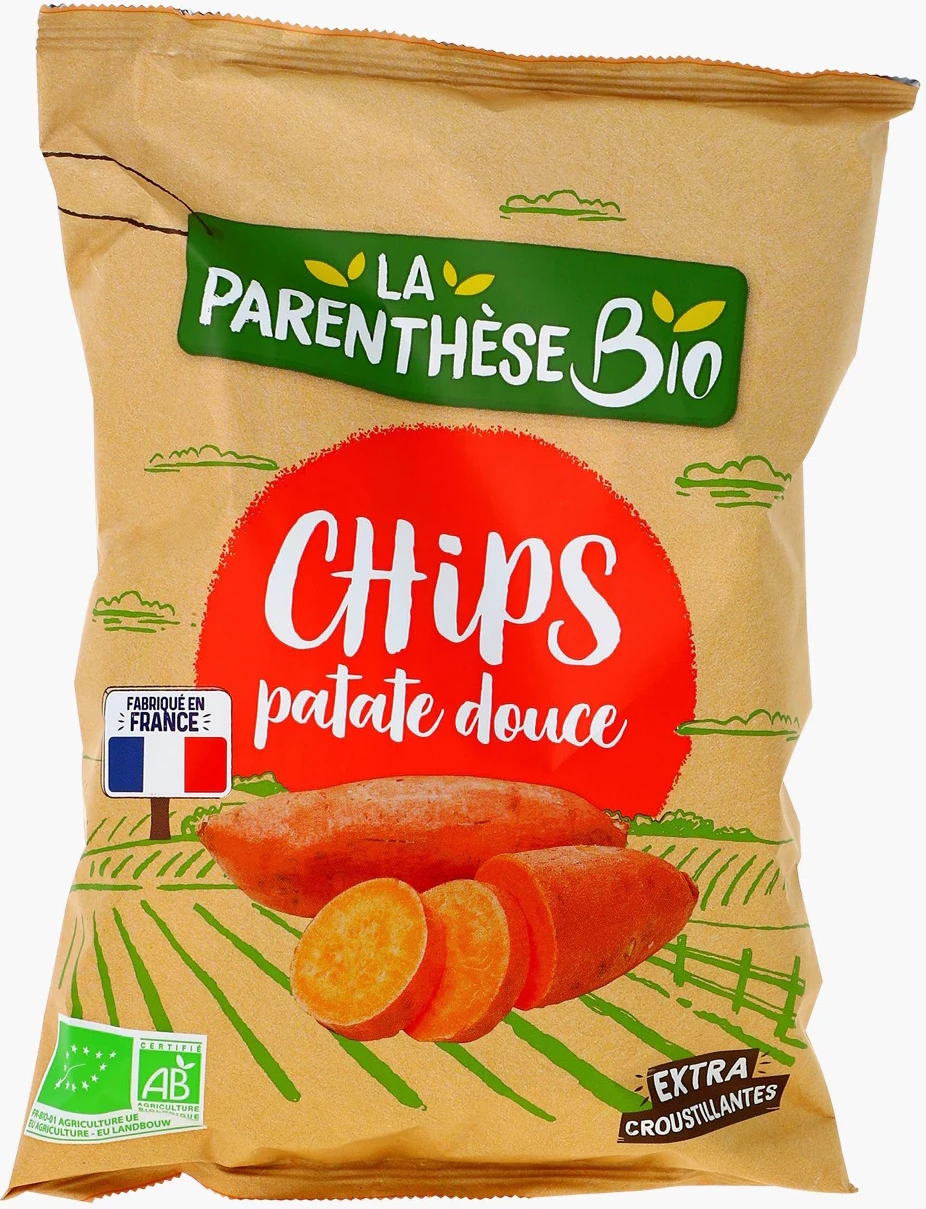 Organic Sweet Potato Crisps Lpb 75g