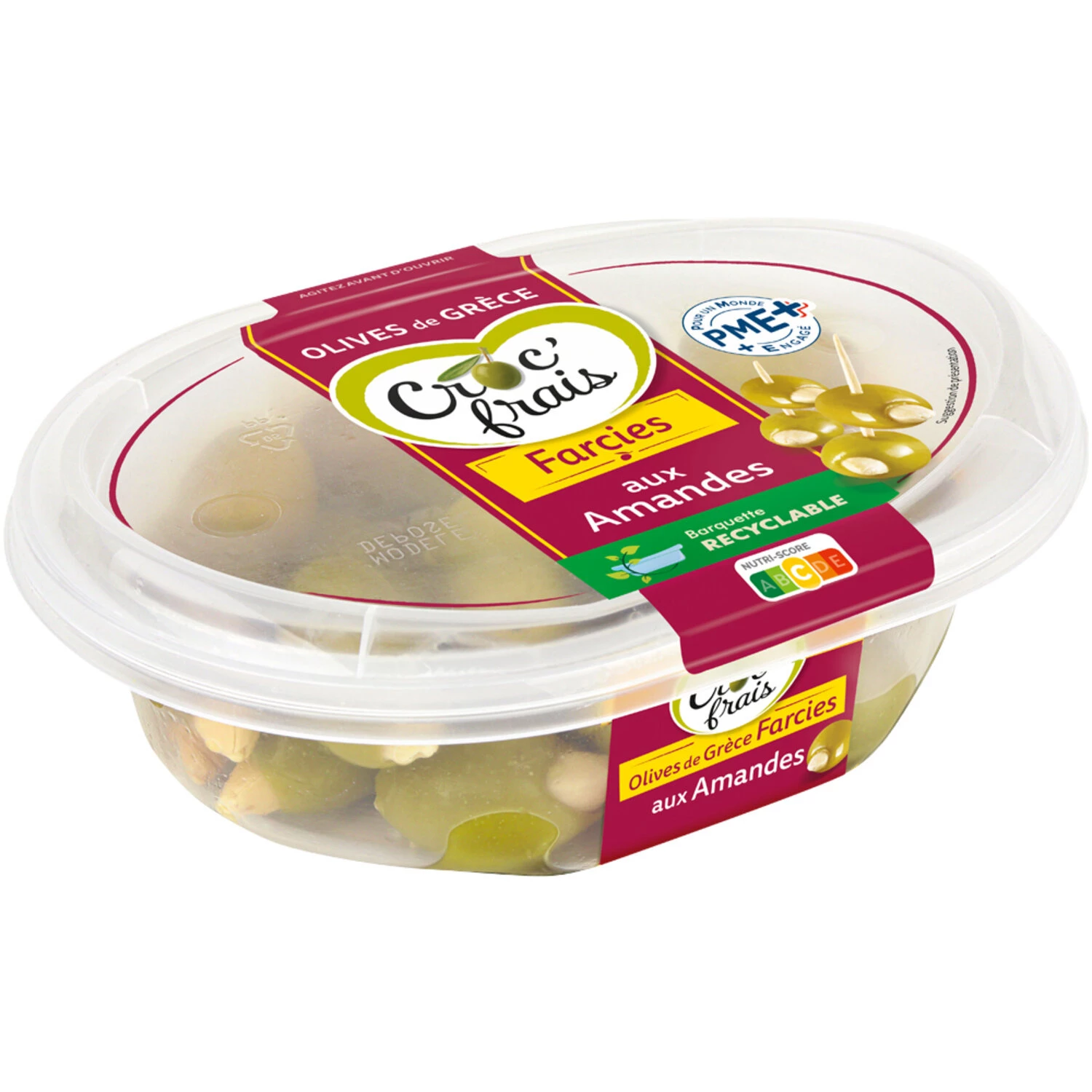Mit Mandeln gefüllte Olive 200gr