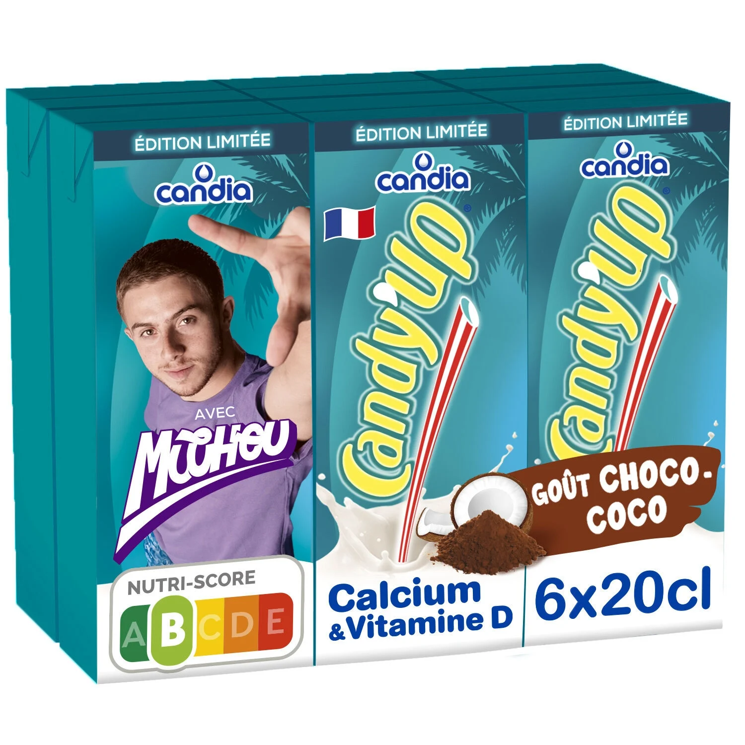 Boisson Lactée Goût Chocolat-coco 6x20cl - Candy'up