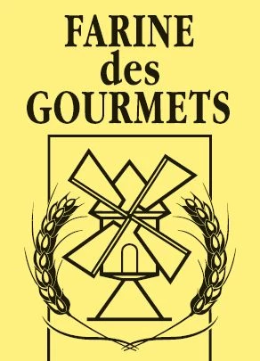 Желтый пакетик муки Gourmet 1 кг T55 - Grands Moulin De Paris