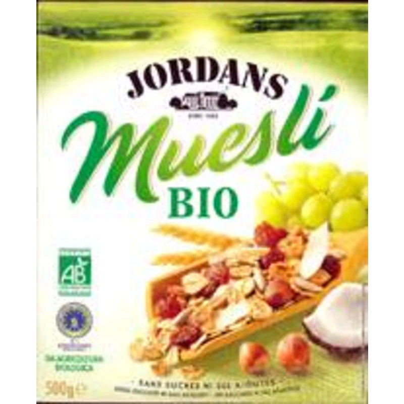 Organic Muesli Cereals 500g - JORDANS