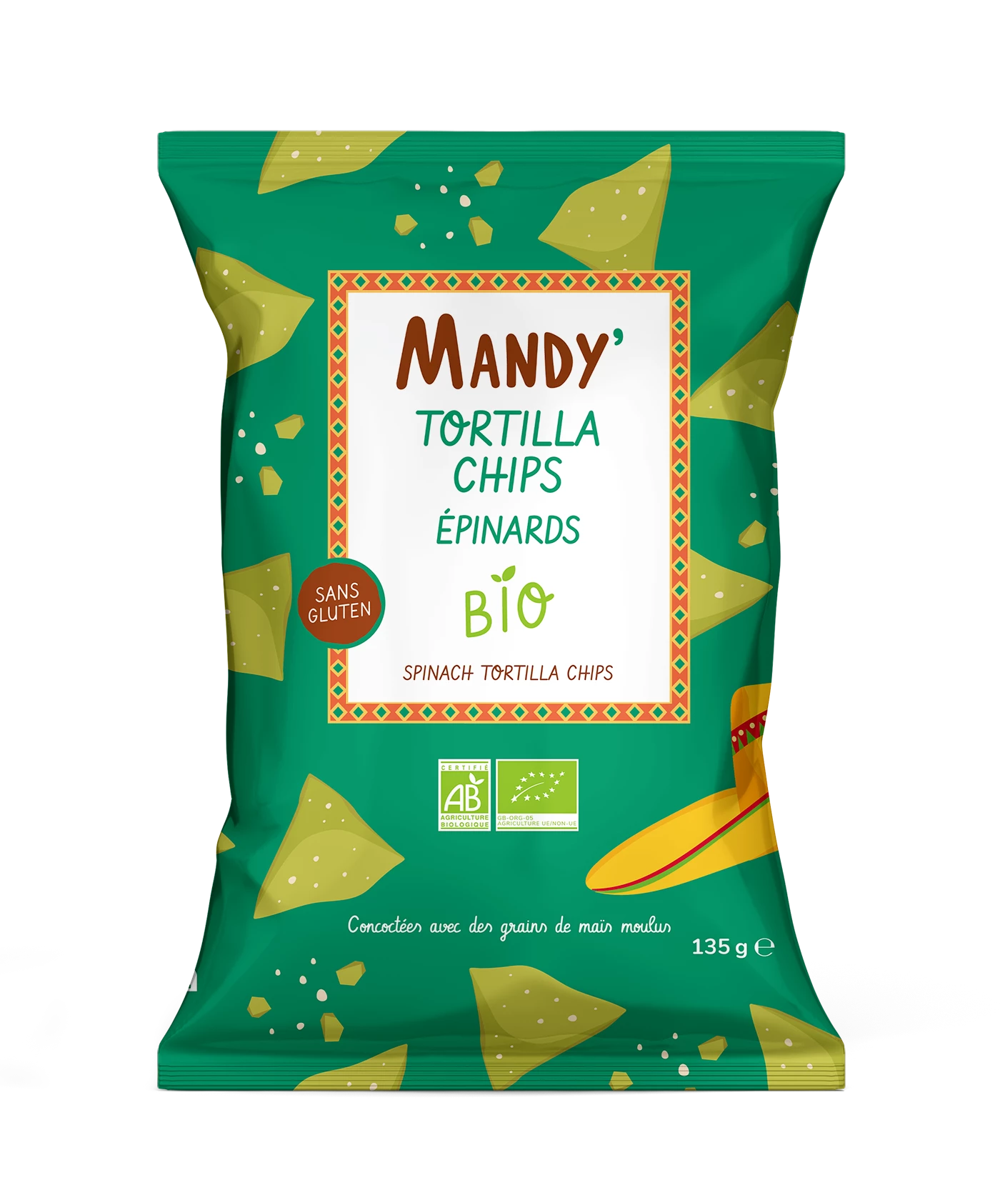 Tortilla Chips Pinards Bio 135 G - MANDY'