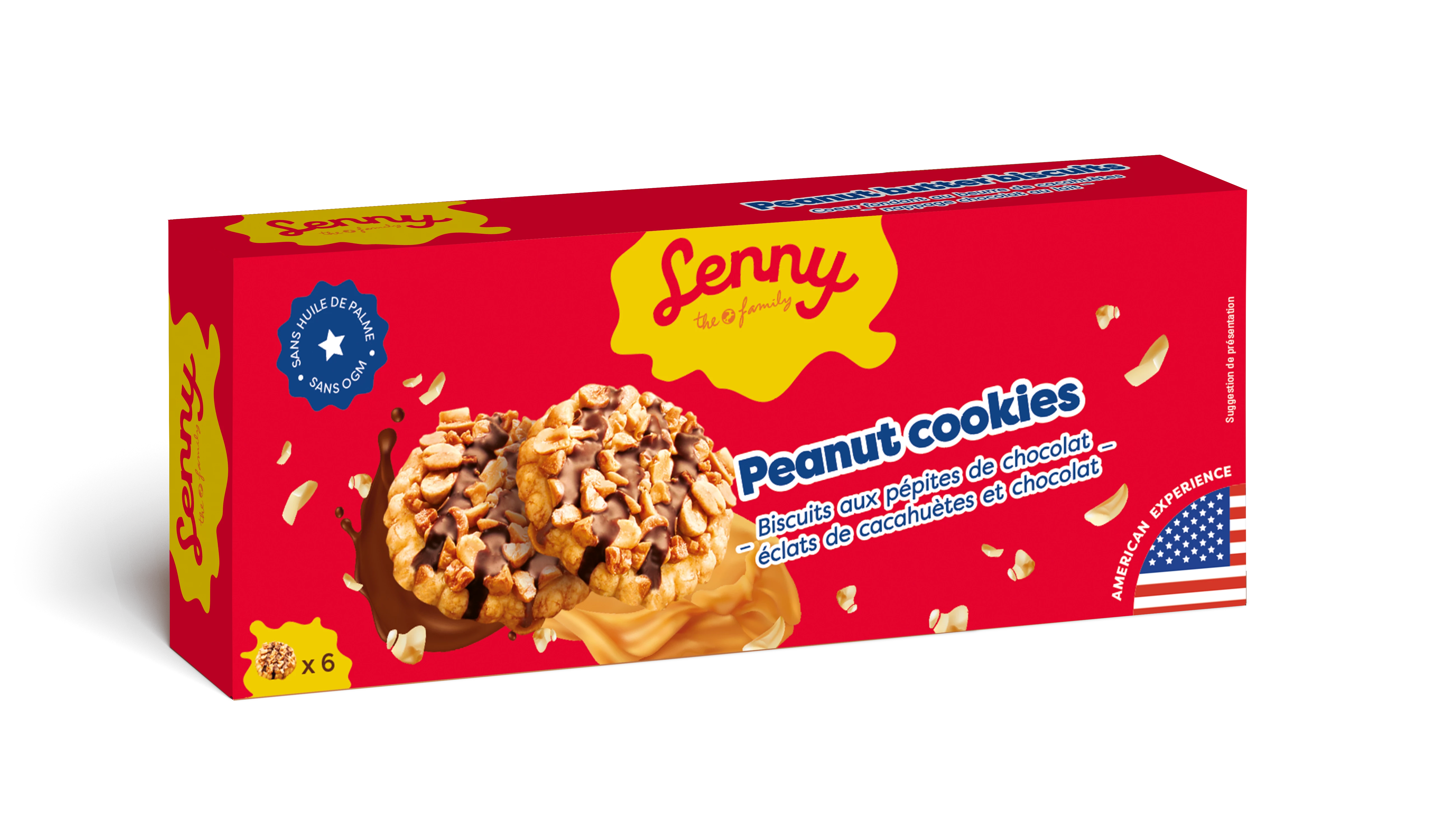 ピーナッツクッキー、18x150g - LENNY