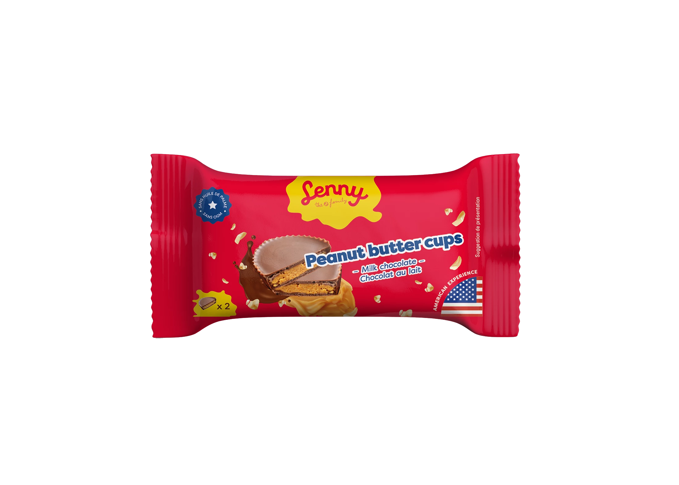 ピーナッツバターカップ ミルクチョコレート 18x34 - LENNY