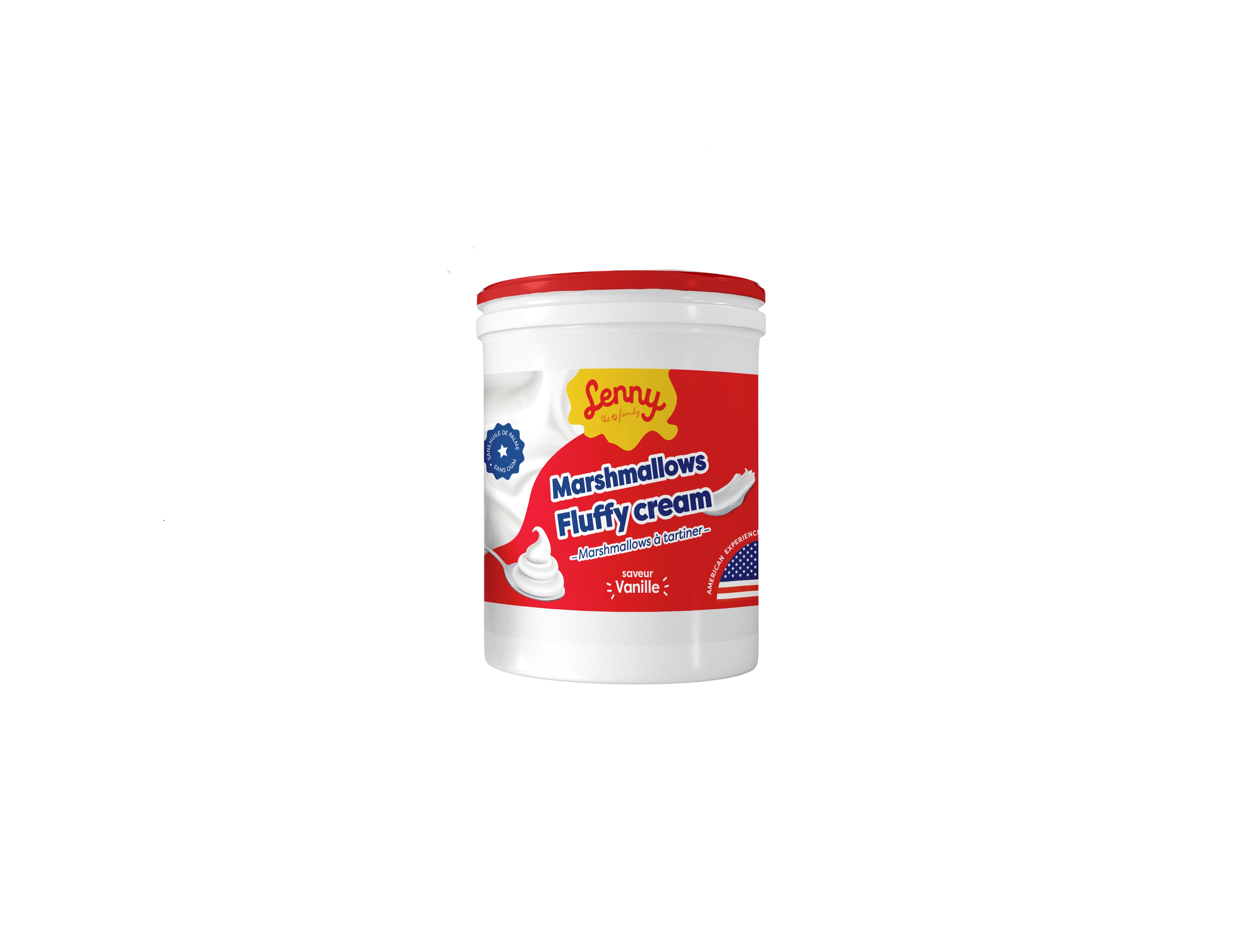 Marshmallow Crème Vanille,12x180g - LENNY