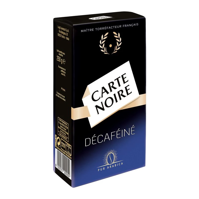 Cafeïnevrije gemalen koffie 250g - CARTE NOIRE