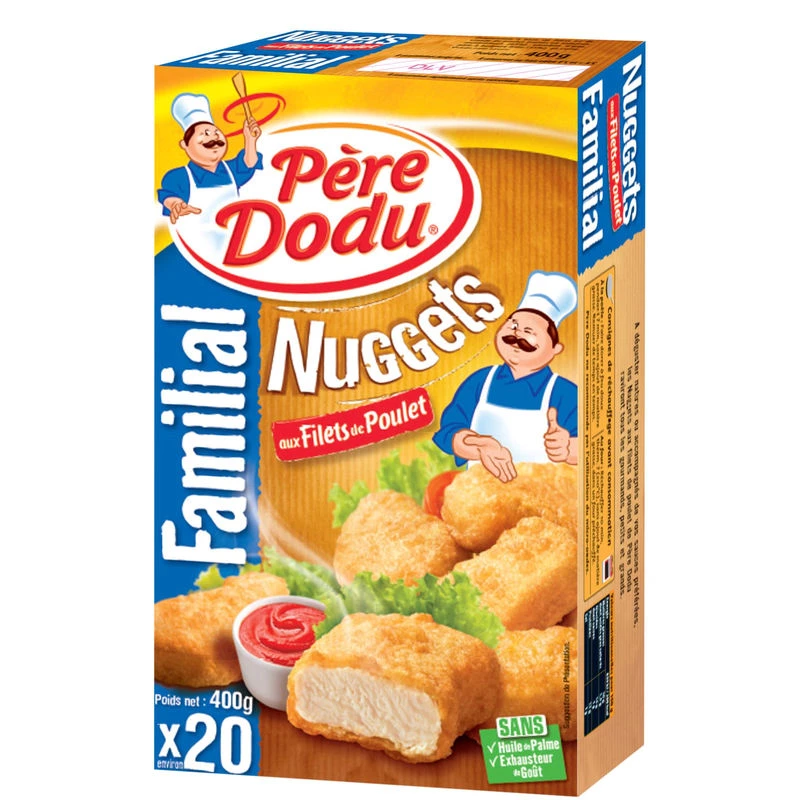 Nuggets de Filets de Poulet, 400g - PÈRE DODU