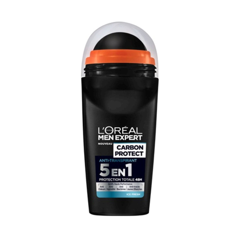 Déodorant roll-on Men Expert carbon protect 5 en 1 Ice Fresh 50ml - L ...