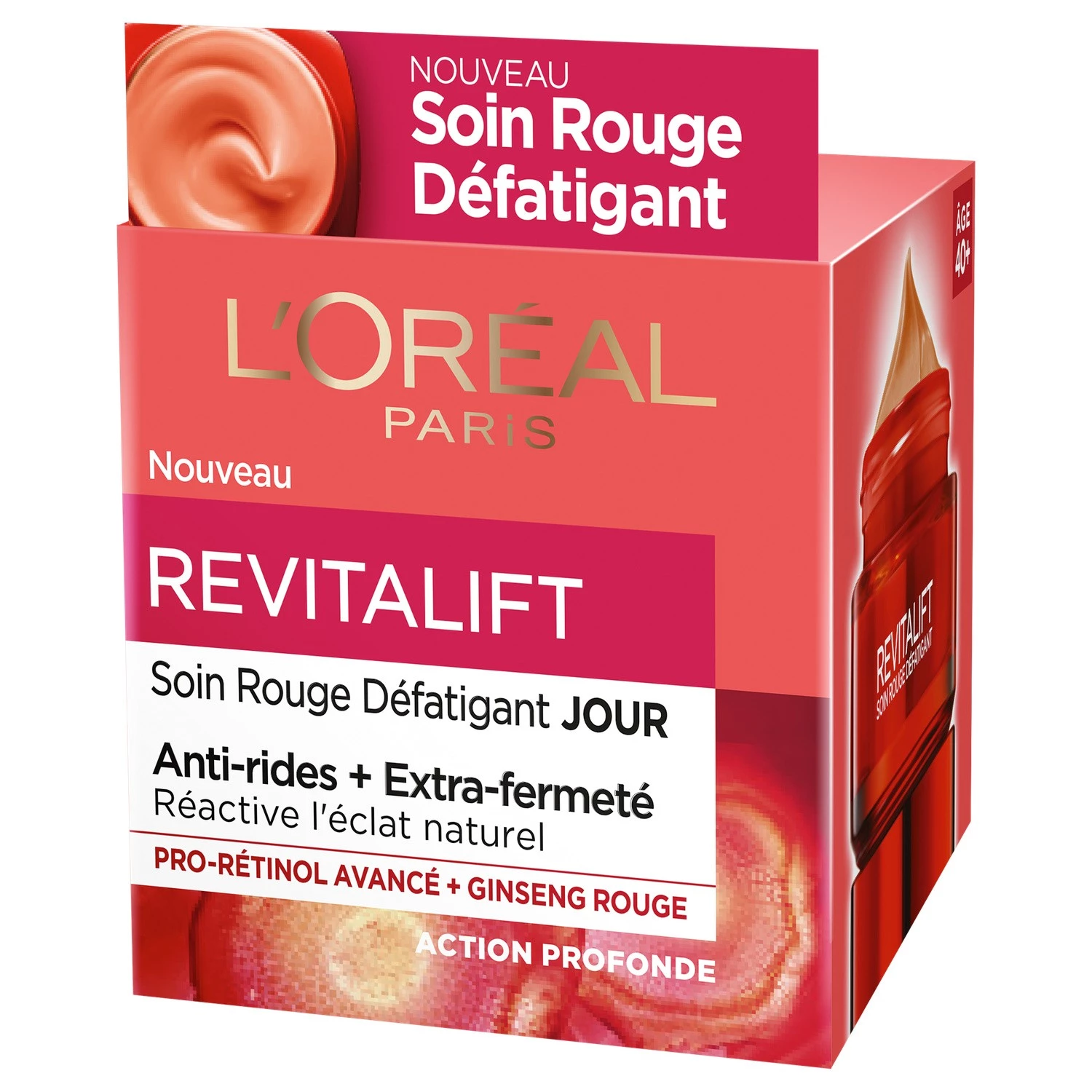 Soin Revitalift Défatigant Rouge 50ml - L'OREAL