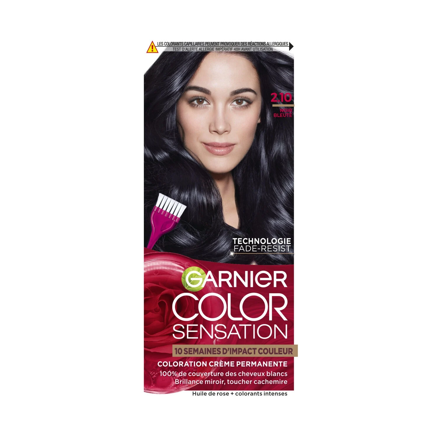 Coloration Cheveux Permanent Noir Bleuté - Garnier