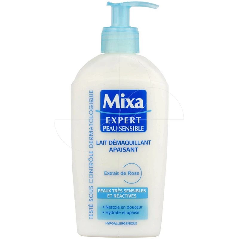 Kalmerende make-up verwijderaarmelk voor de gevoelige huid 200 ml - MIXA