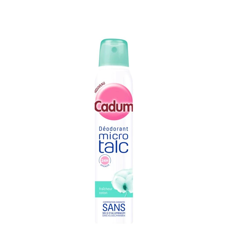 Lăn khử mùi Micro Talc cotton Fresh dành cho nữ 200ml - CADUM
